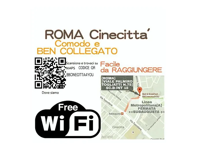 Bbcinecitta4you Frühstückspension Rom